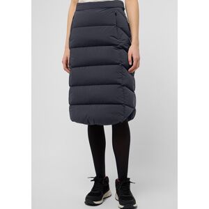 A-Linien-Rock JACK WOLFSKIN "MORGENTAU SKIRT W", Damen, Gr. L (42/44), blau (schwarz, navy), Obermaterial: 87% Polyamid, 13% sonstige Fasern. Futter: 100% Polyester. Füllung: 80% Entendaune, 20% Federn, Röcke A-Linien-Rock schwarz, navy L (42/44) Jack Wolfskin