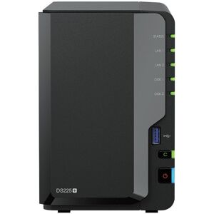 Synology NAS Disk Station DS225+ - 2 Baías -2.0GHz-2.7GHz 4-core - 2GB RAM Synology