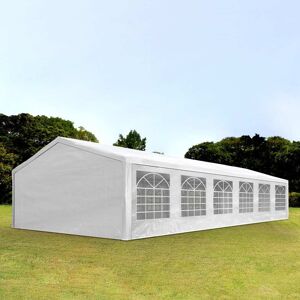 TOOLPORT 6x12 m partytält, PE 350, vit - (90109) TOOLPORT