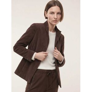 Walbusch Cordjacke in A-Linie, normale Größen#Kurzgrößen, Farbe Braun, 50, feminine A-Linie weicher Cord Damen Walbusch