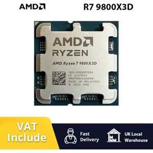 AMD Ryzen™ 7 9800X3D Processor , 3D V-Cache 8C/16T 120W up to 5.2 GHz, L3=96M 100-100001084 Socket AM5 but without Cooler AMD